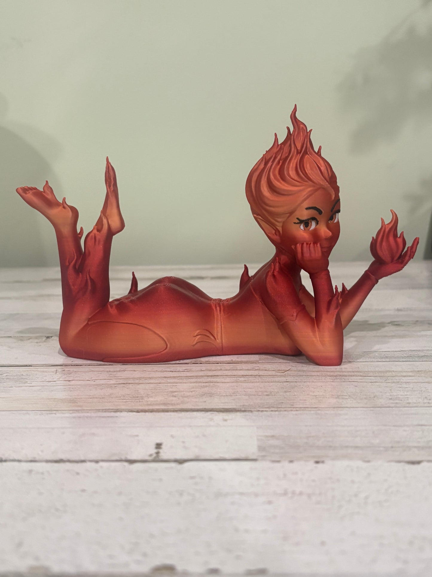 Fire Sprite Shelf Decor | Crescent City Inspired Decor