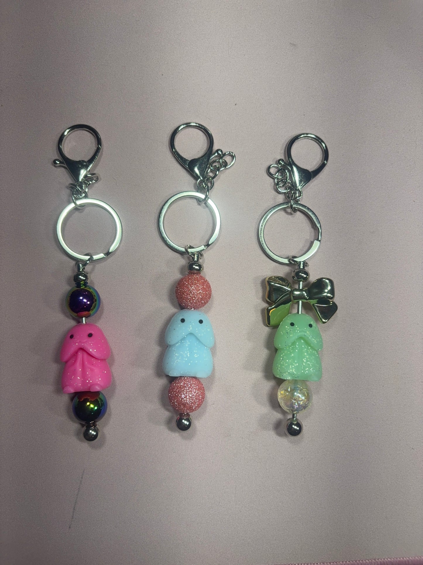 Custom Beaded Richard Keychain