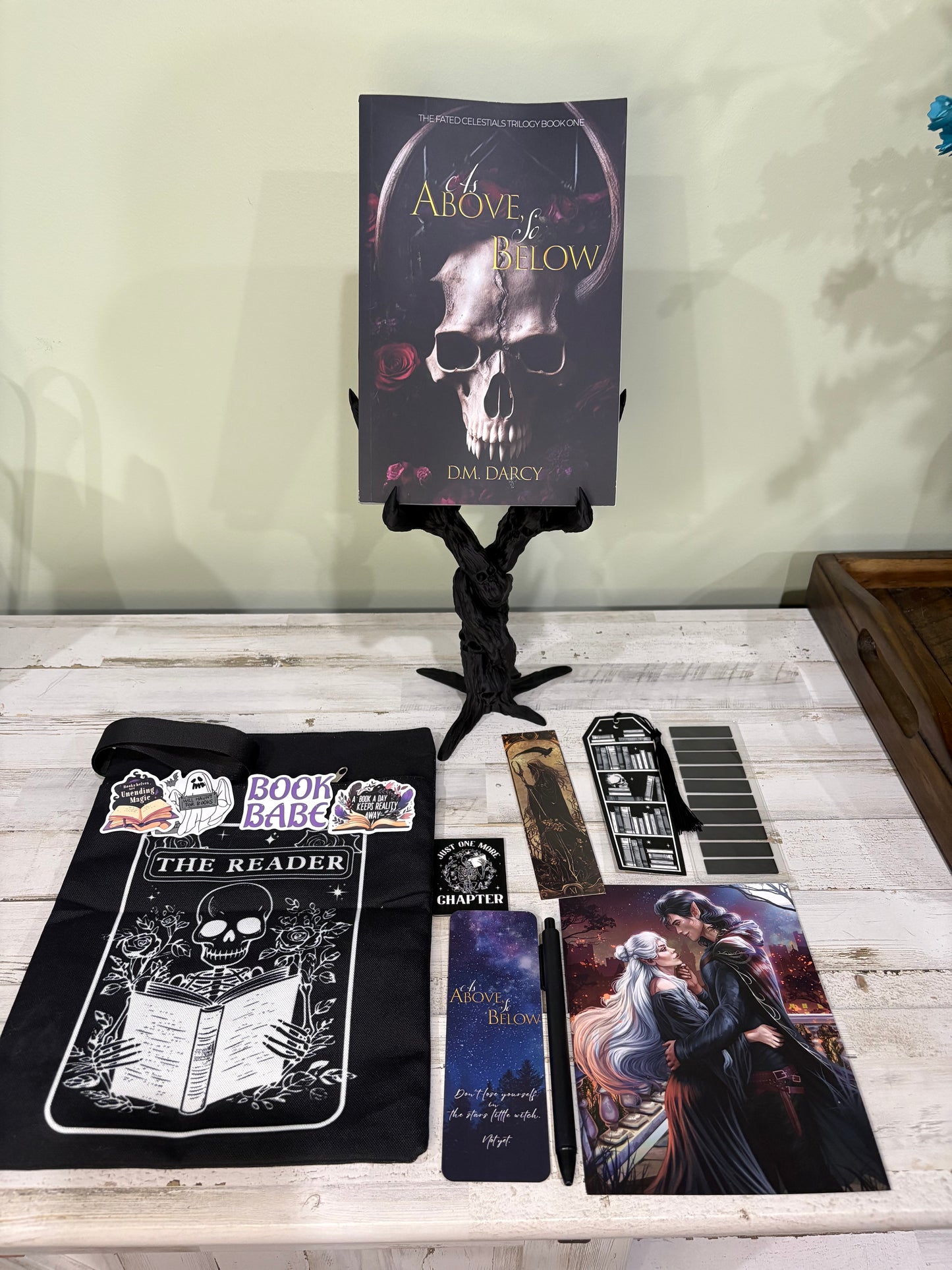 Signed D.M. Darcy "As Above, So Below" book bundle