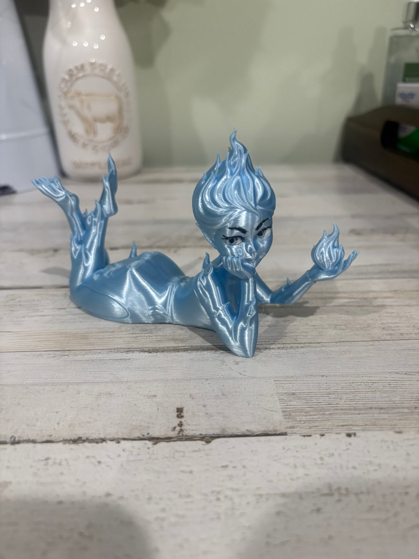 Fire Sprite Shelf Decor | Crescent City Inspired Decor