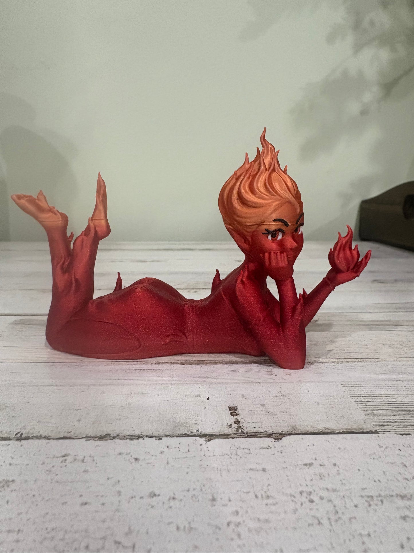 Fire Sprite Shelf Decor | Crescent City Inspired Decor