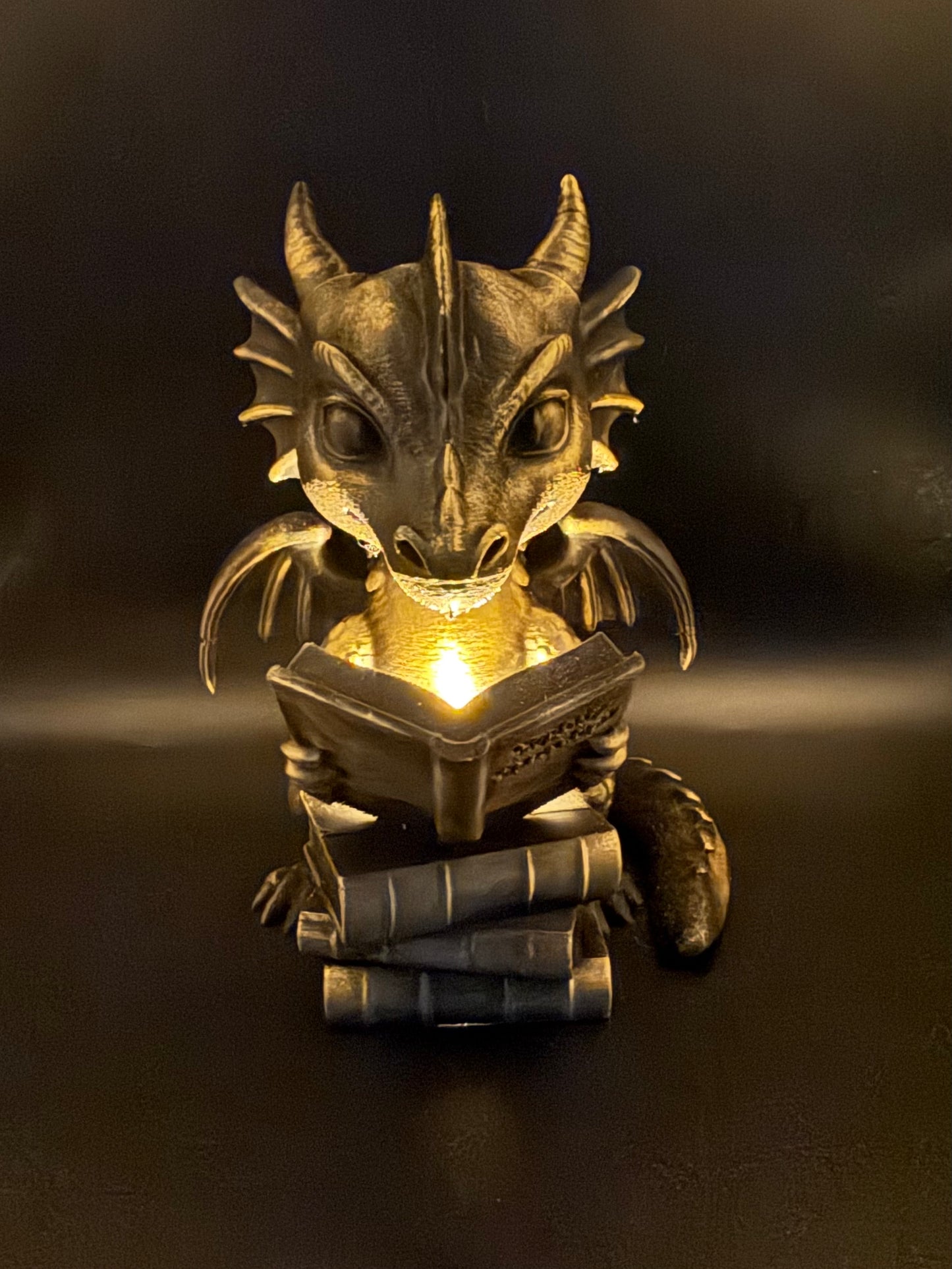 Dragon Book Reading Tealight