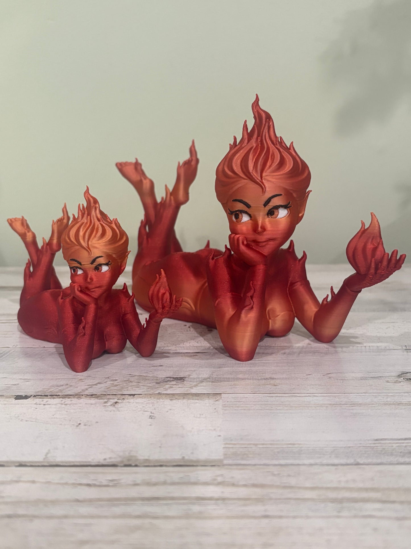 Fire Sprite Shelf Decor | Crescent City Inspired Decor
