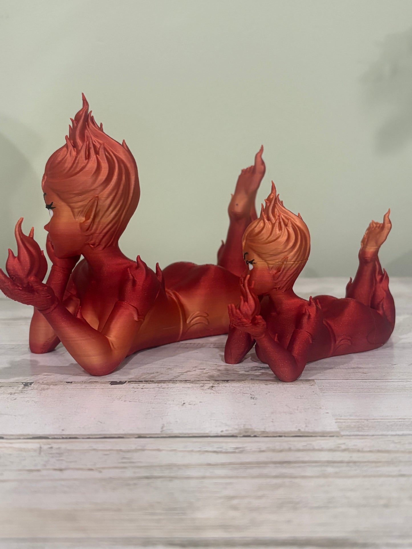 Fire Sprite Shelf Decor | Crescent City Inspired Decor