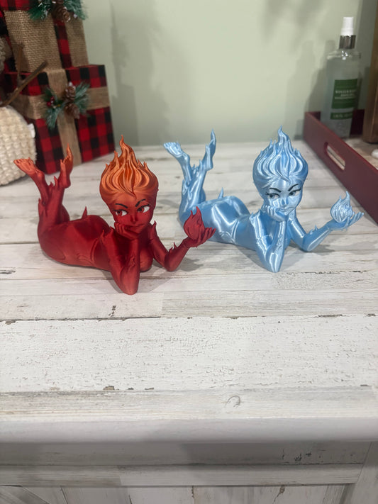 Fire Sprite Shelf Decor | Crescent City Inspired Decor