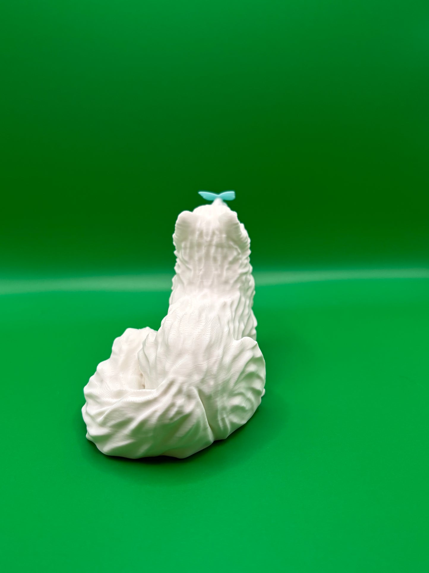 White Fox with butterfly inspired by Quicksilver