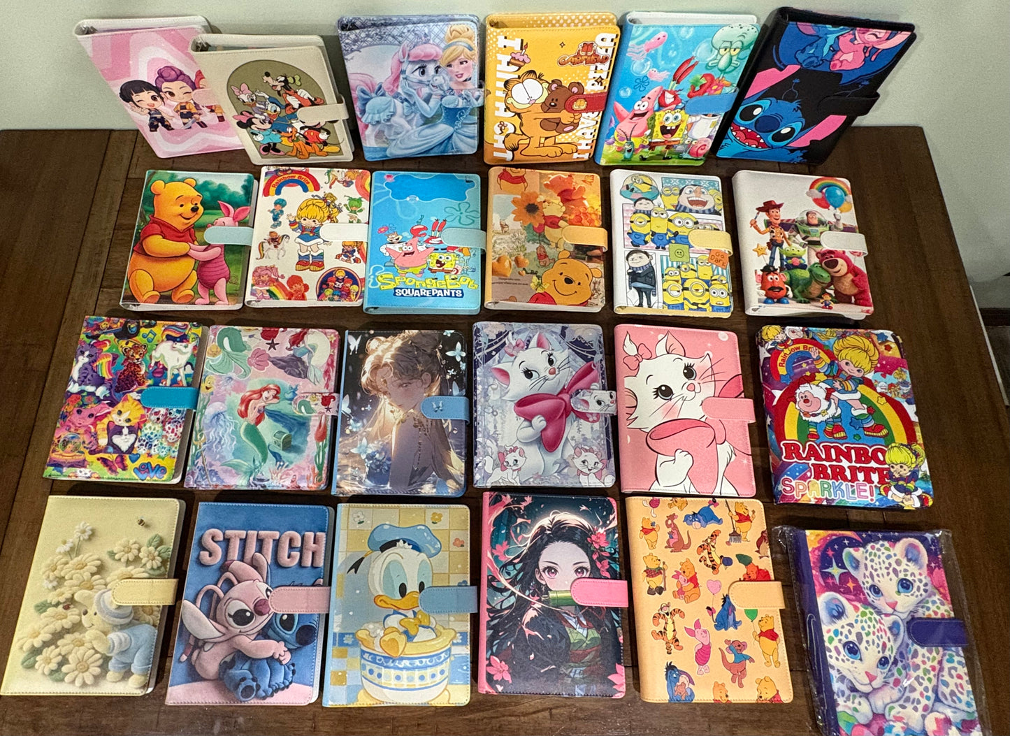 A5 Binder w/Paper 90’s Characters